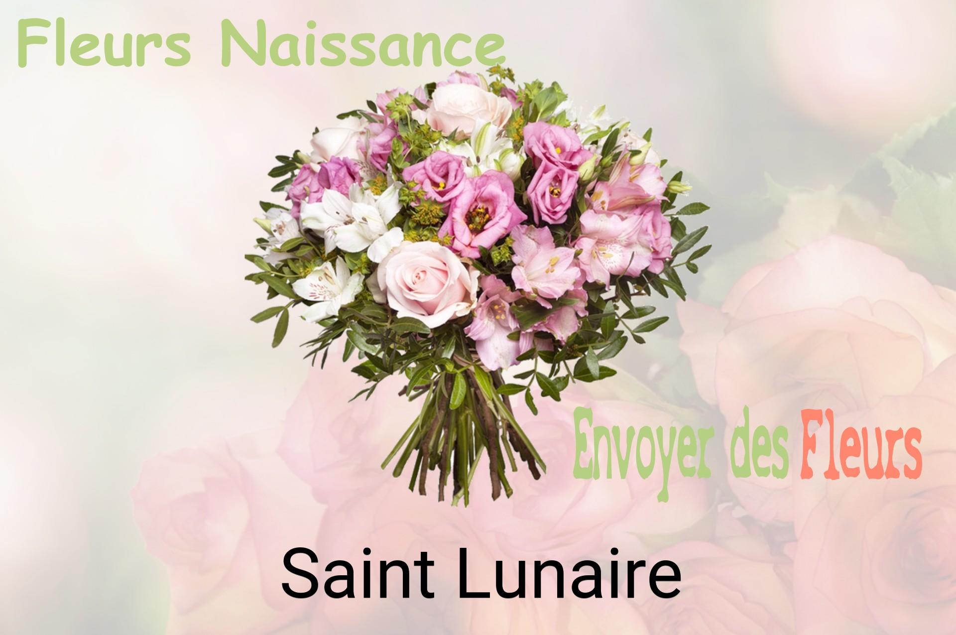 Bouquet de fleurs de naissance livré à Saint-Lunaire